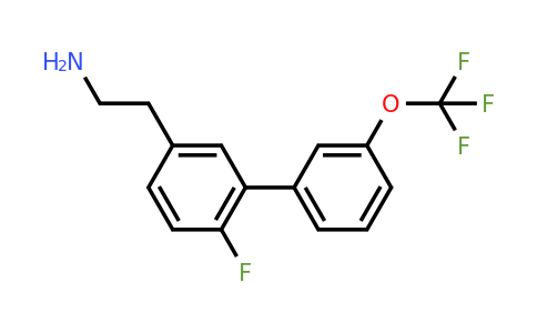 1261575-48-7 | 6-Fluoro-3'-(trifluoromethoxy)biphenyl-3-ethylamine