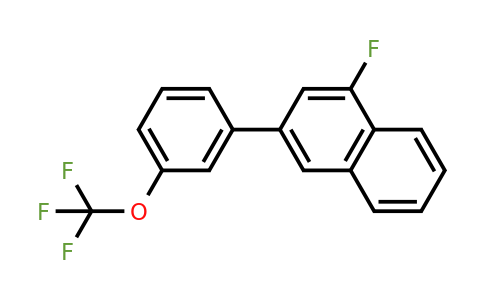 1261576-79-7 | 1-Fluoro-3-(3-(trifluoromethoxy)phenyl)naphthalene