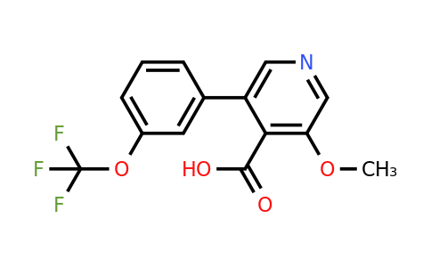 1261577-35-8 | 3-Methoxy-5-(3-(trifluoromethoxy)phenyl)isonicotinic acid