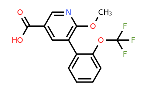 1261577-38-1 | 6-Methoxy-5-(2-(trifluoromethoxy)phenyl)nicotinic acid