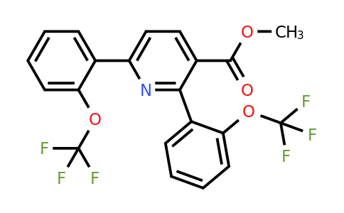 1261577-76-7 | Methyl 2,6-bis(2-(trifluoromethoxy)phenyl)nicotinate