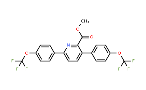 1261577-79-0 | Methyl 3,6-bis(4-(trifluoromethoxy)phenyl)picolinate
