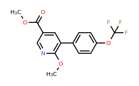 1261577-96-1 | Methyl 6-methoxy-5-(4-(trifluoromethoxy)phenyl)nicotinate
