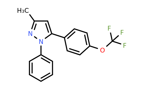 1261577-99-4 | 3-Methyl-1-phenyl-5-(4-(trifluoromethoxy)phenyl)pyrazole