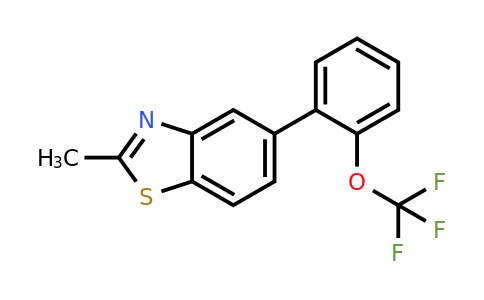 1261578-12-4 | 2-Methyl-5-(2-(trifluoromethoxy)phenyl)benzothiazole