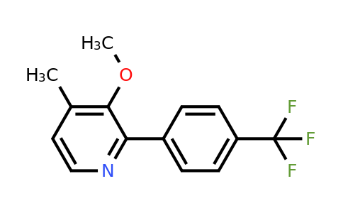 3-Methoxy-4-methyl-2-(4-(trifluoromethyl)phenyl)pyridine