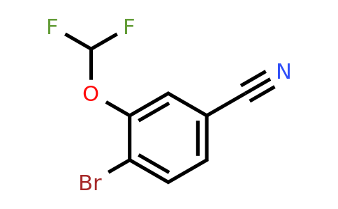 1261579-90-1 | 4-Bromo-3-(difluoromethoxy)benzonitrile