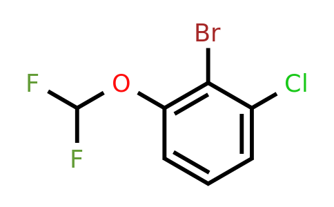 1261579-93-4 | 2-Bromo-3-(difluoromethoxy)chlorobenzene