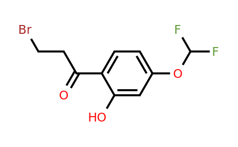 1261579-98-9 | 3-Bromo-4'-(difluoromethoxy)-2'-hydroxypropiophenone
