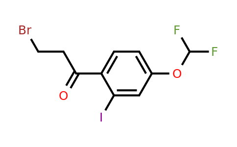 1261580-01-1 | 3-Bromo-4'-(difluoromethoxy)-2'-iodopropiophenone