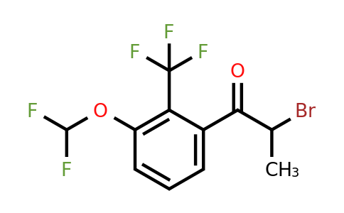 1261580-14-6 | 2-Bromo-3'-(difluoromethoxy)-2'-(trifluoromethyl)propiophenone