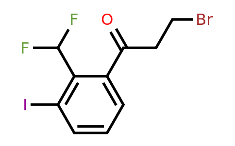 1261580-29-3 | 3-Bromo-2'-(difluoromethyl)-3'-iodopropiophenone