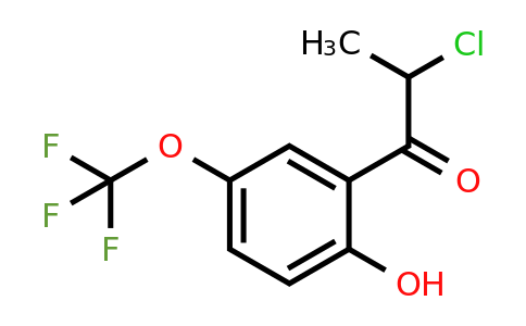 1261580-55-5 | 2-Chloro-2'-hydroxy-5'-(trifluoromethoxy)propiophenone