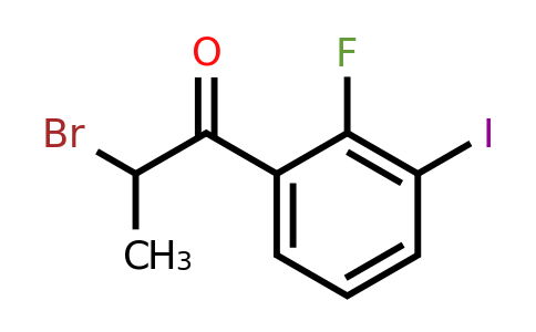 1261580-58-8 | 2-Bromo-2'-fluoro-3'-iodopropiophenone