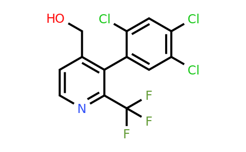 1261580-67-9 | 3-(2,4,5-Trichlorophenyl)-2-(trifluoromethyl)pyridine-4-methanol