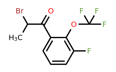 1261580-72-6 | 2-Bromo-3'-fluoro-2'-(trifluoromethoxy)propiophenone