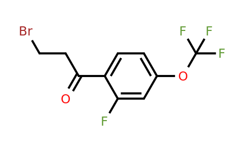 1261580-77-1 | 3-Bromo-2'-fluoro-4'-(trifluoromethoxy)propiophenone