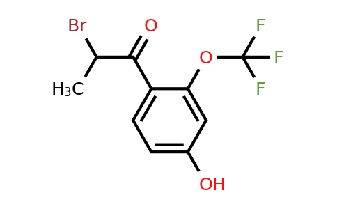 1261581-08-1 | 2-Bromo-4'-hydroxy-2'-(trifluoromethoxy)propiophenone