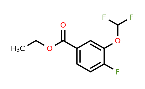 1261581-35-4 | Ethyl 3-(difluoromethoxy)-4-fluorobenzoate