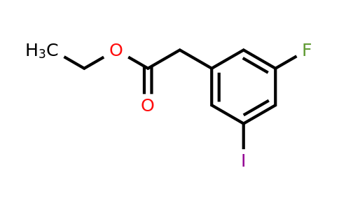 1261581-64-9 | Ethyl 3-fluoro-5-iodophenylacetate