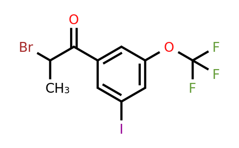 1261581-72-9 | 2-Bromo-3'-iodo-5'-(trifluoromethoxy)propiophenone