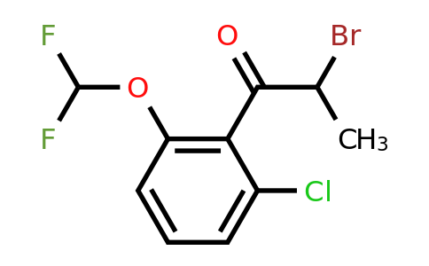 1261581-90-1 | 2-Bromo-2'-chloro-6'-(difluoromethoxy)propiophenone