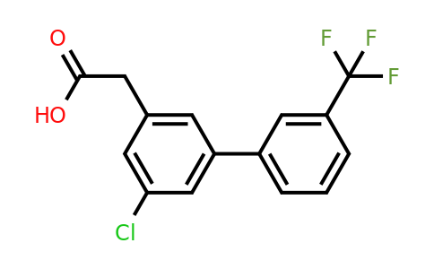 1261582-02-8 | 5-Chloro-3'-(trifluoromethyl)biphenyl-3-acetic acid