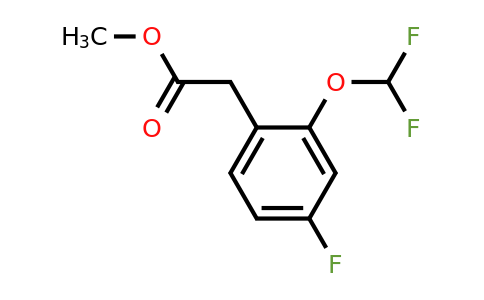 1261582-07-3 | Methyl 2-(difluoromethoxy)-4-fluorophenylacetate