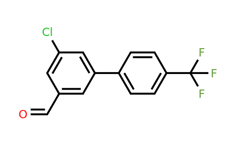 5-Chloro-4'-(trifluoromethyl)biphenyl-3-carbaldehyde