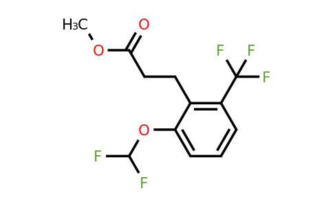 1261582-55-1 | Methyl 3-(2'-(difluoromethoxy)-6'-(trifluoromethyl)phenyl)propionate