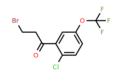 1261583-12-3 | 3-Bromo-2'-chloro-5'-(trifluoromethoxy)propiophenone