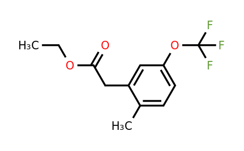 1261583-16-7 | Ethyl 2-methyl-5-(trifluoromethoxy)phenylacetate