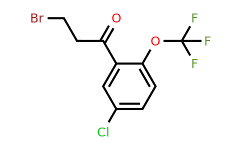 1261583-19-0 | 3-Bromo-5'-chloro-2'-(trifluoromethoxy)propiophenone