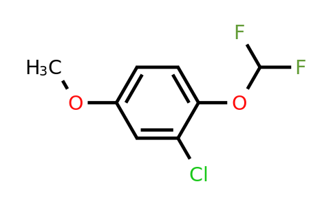 1261583-52-1 | 3-Chloro-4-(difluoromethoxy)anisole