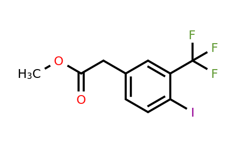 1261583-54-3 | Methyl 4-iodo-3-(trifluoromethyl)phenylacetate