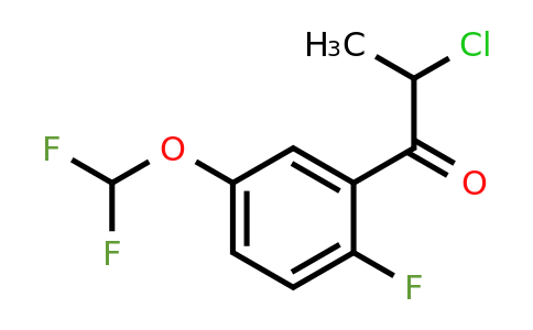 1261583-59-8 | 2-Chloro-5'-(difluoromethoxy)-2'-fluoropropiophenone