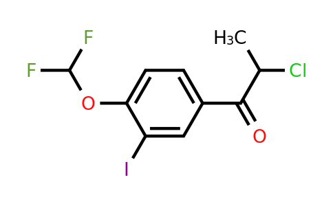 1261583-64-5 | 2-Chloro-4'-(difluoromethoxy)-3'-iodopropiophenone