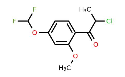 1261583-79-2 | 2-Chloro-4'-(difluoromethoxy)-2'-methoxypropiophenone
