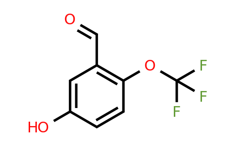 1261584-14-8 | 5-Hydroxy-2-(trifluoromethoxy)benzaldehyde