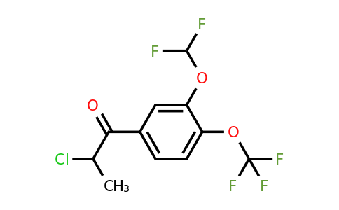 1261584-26-2 | 2-Chloro-3'-(difluoromethoxy)-4'-(trifluoromethoxy)propiophenone