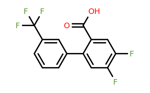 1261584-29-5 | 4,5-Difluoro-3'-(trifluoromethyl)biphenyl-2-carboxylic acid
