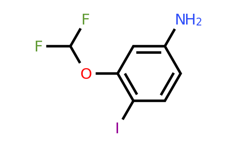 1261584-33-1 | 3-(Difluoromethoxy)-4-iodoaniline