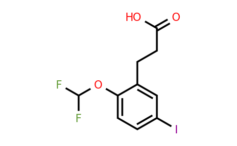 1261584-44-4 | 3-(2'-(Difluoromethoxy)-5'-iodophenyl)propionic acid