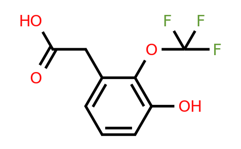 1261584-49-9 | 3-Hydroxy-2-(trifluoromethoxy)phenylacetic acid