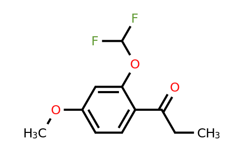 1261584-75-1 | 2'-(Difluoromethoxy)-4'-methoxypropiophenone