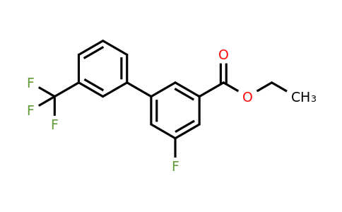 1261585-00-5 | 5-Fluoro-3'-(trifluoromethyl)biphenyl-3-carboxylic acid ethyl ester
