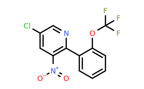 1261585-08-3 | 5-Chloro-3-nitro-2-(2-(trifluoromethoxy)phenyl)pyridine