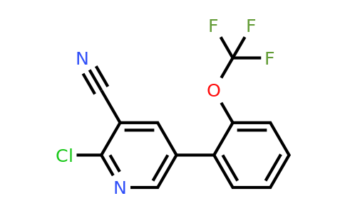 1261586-78-0 | 2-Chloro-5-(2-(trifluoromethoxy)phenyl)nicotinonitrile