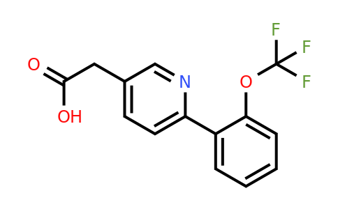 1261586-92-8 | 2-(2-(Trifluoromethoxy)phenyl)pyridine-5-acetic acid
