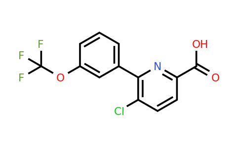 1261587-03-4 | 5-Chloro-6-(3-(trifluoromethoxy)phenyl)picolinic acid